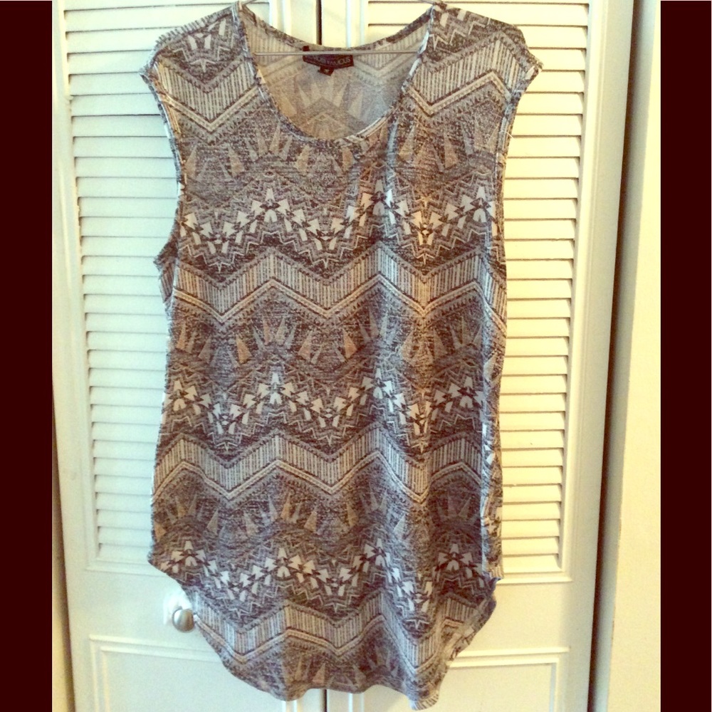 Almost Famous Sleeveless Tunic